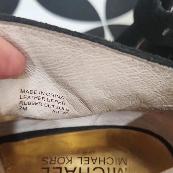 Michael Kors Black Peep-Toe Ankle Boots - Picture 6 of 6